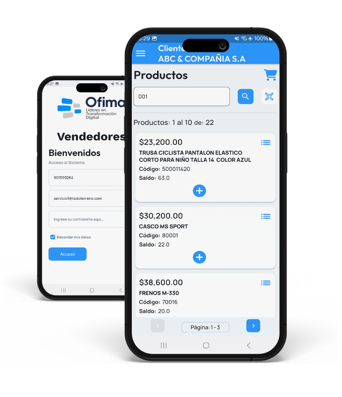 Ofima Vendedor Pro App