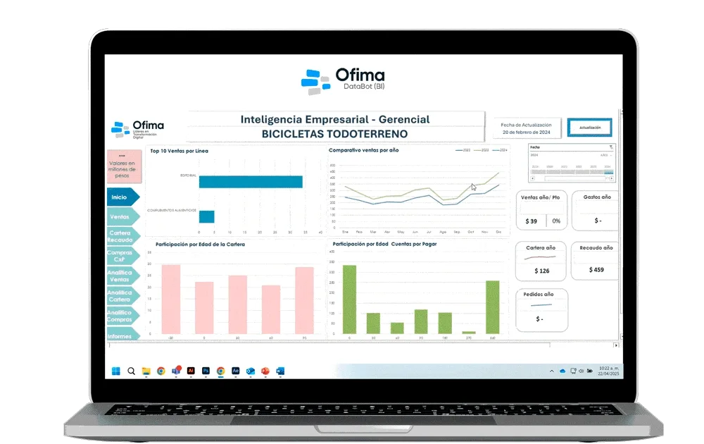 DataBot, business intelligence para tus informes gerenciales con Ofima ERP