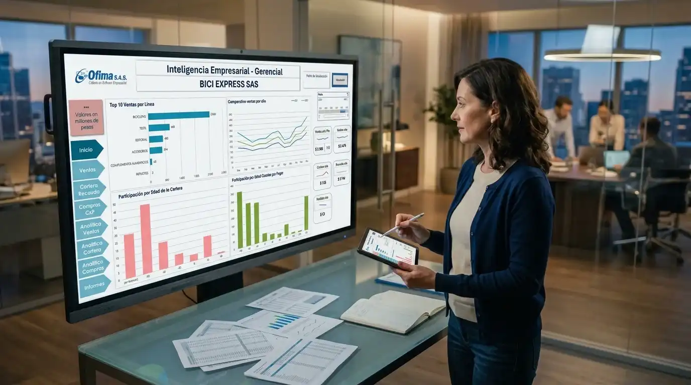 Business Intelligence en ERP: qué es, qué KPIs monitorear y cómo implementarlo