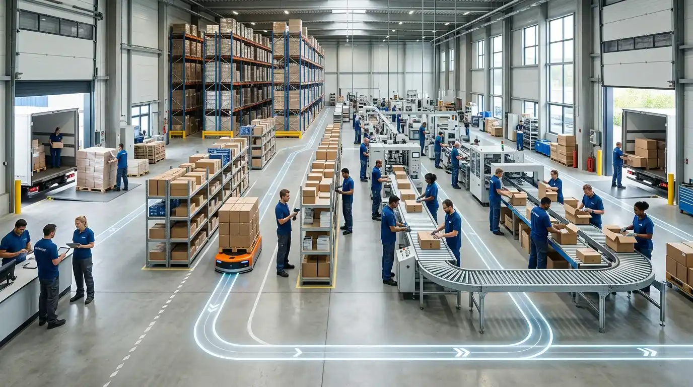 Cadena de suministro con ERP: cómo integrar compras, inventario, producción y ventas