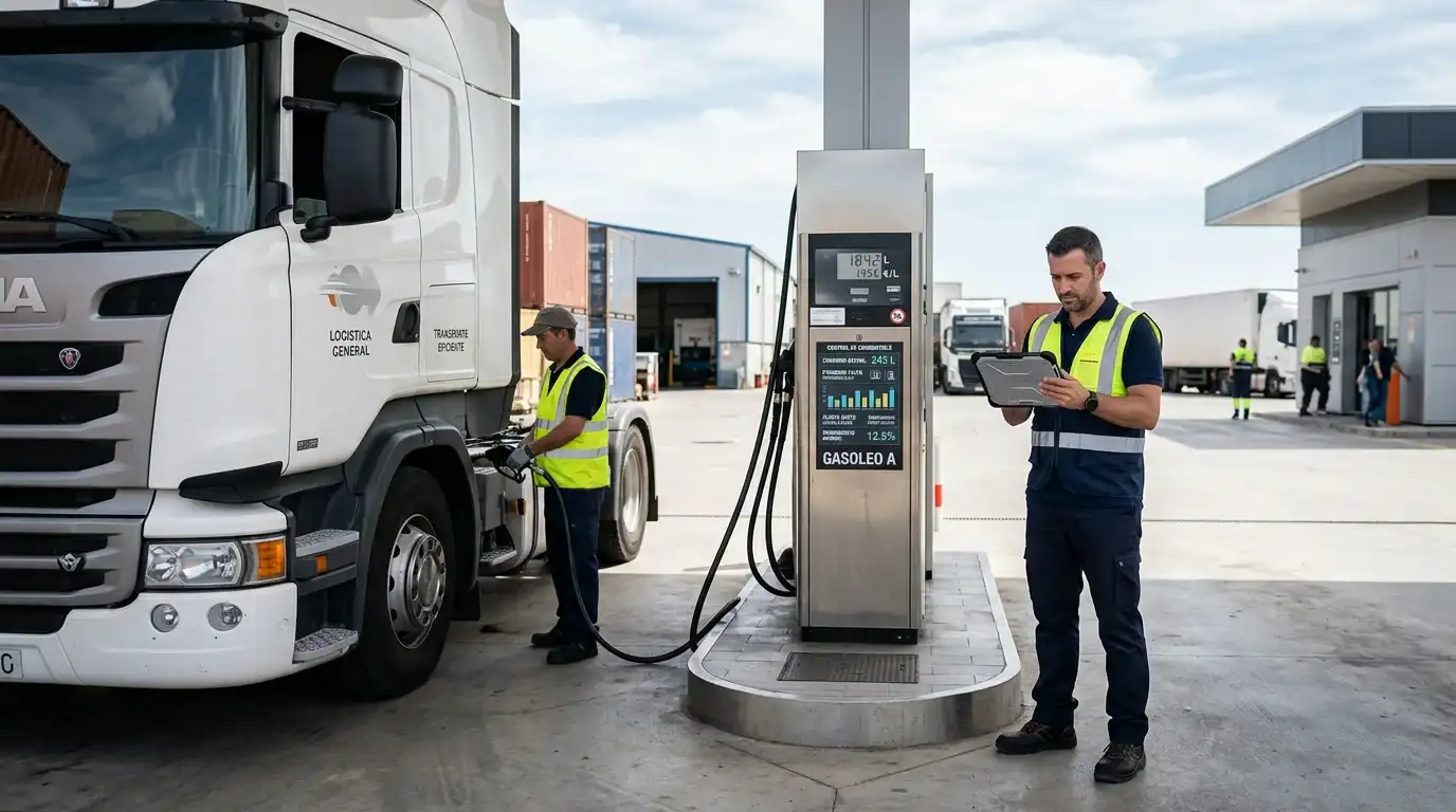 Control de combustible en transporte: cómo medir, controlar y reducir el mayor costo operativo