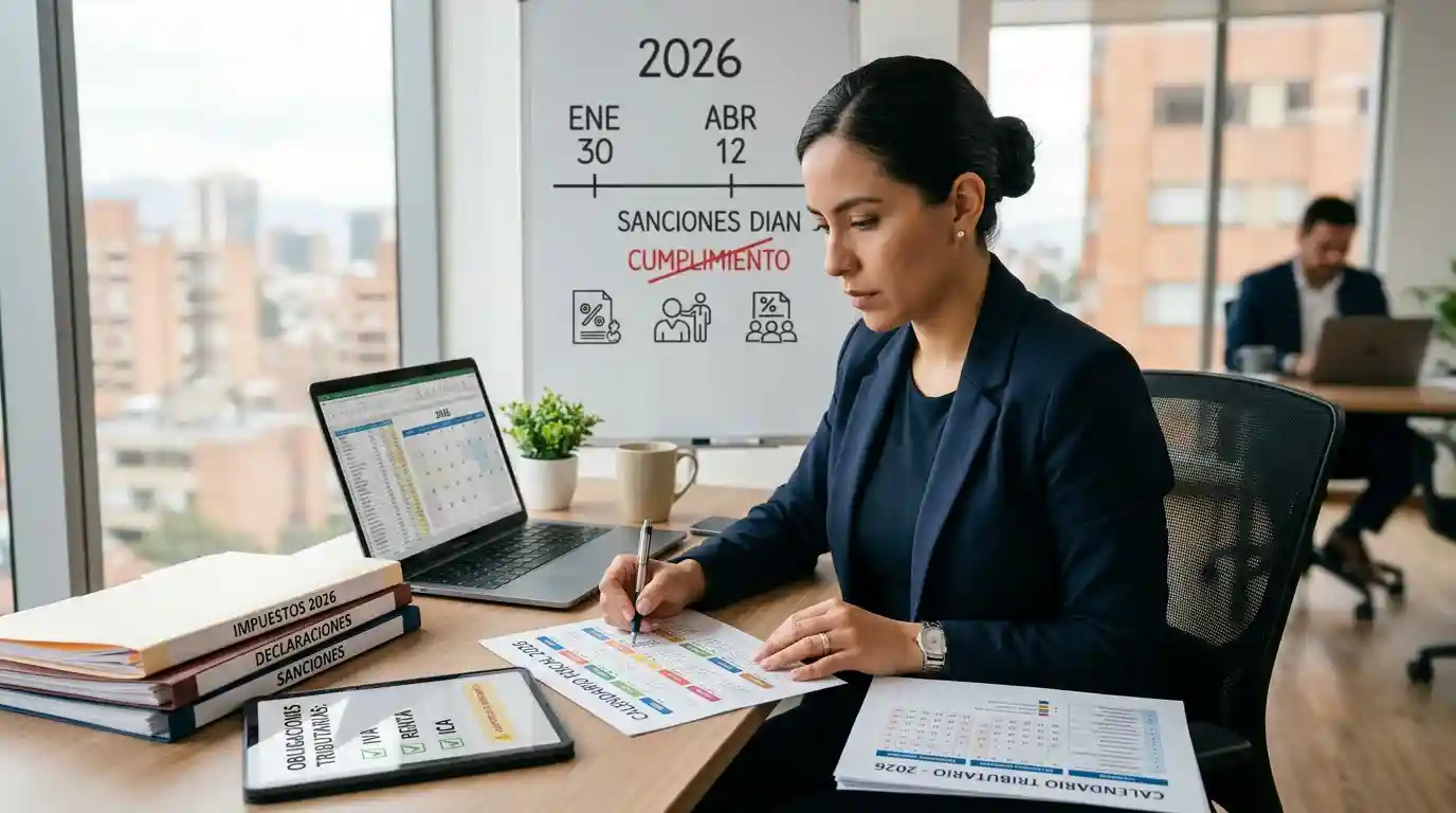 Sanciones de la DIAN 2026: obligaciones tributarias, montos y cómo prevenirlas